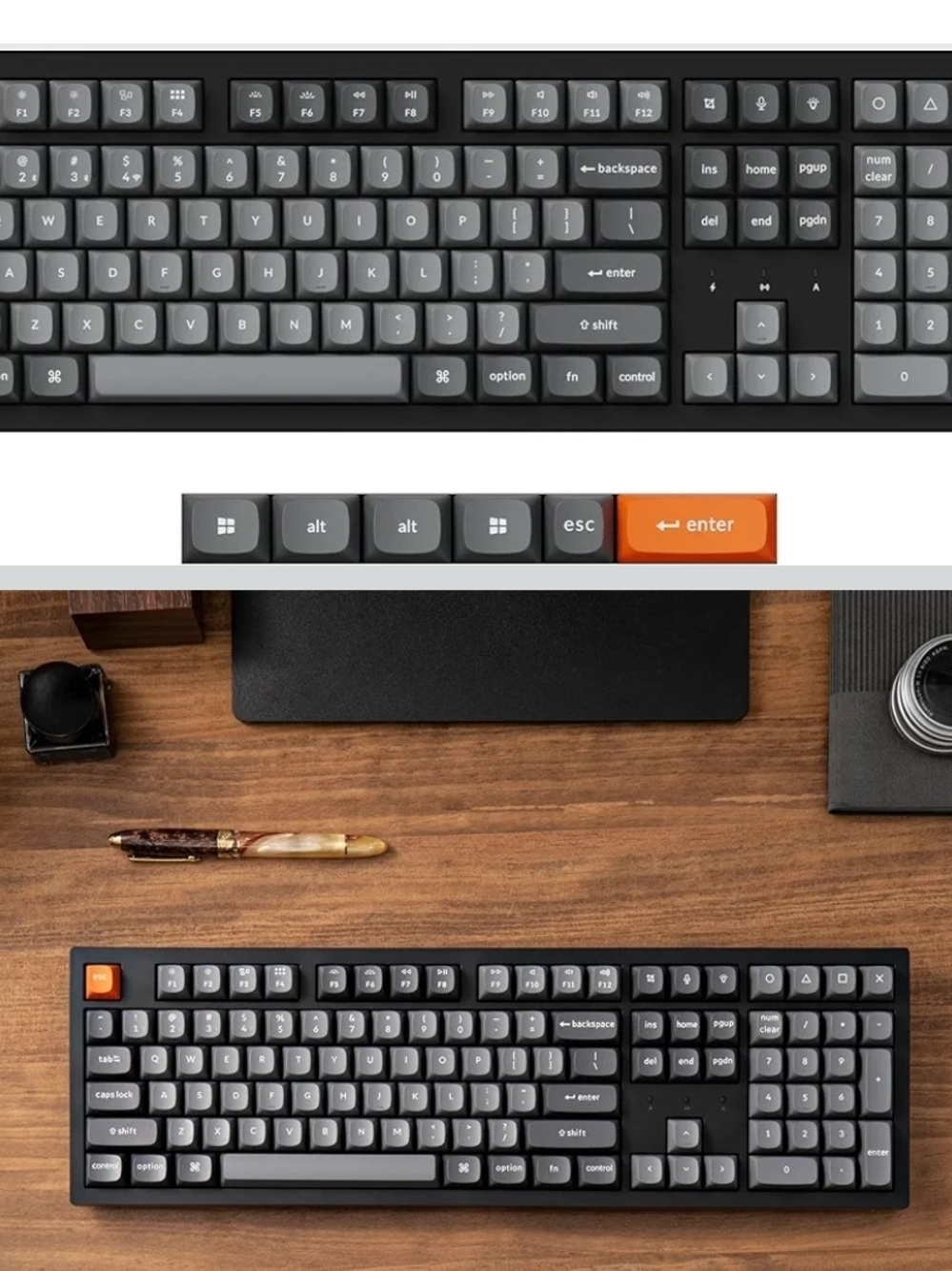 Mechanical KeyboardKeychron K10 Max Wireless Mechanical Keyboard RGB Hot Swap QM